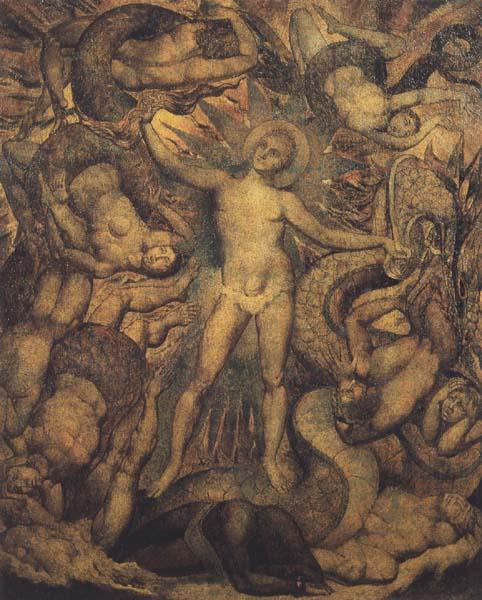 William Blake The Spiritual Form of Nelson guiding Leviathan (mk47) china oil painting image